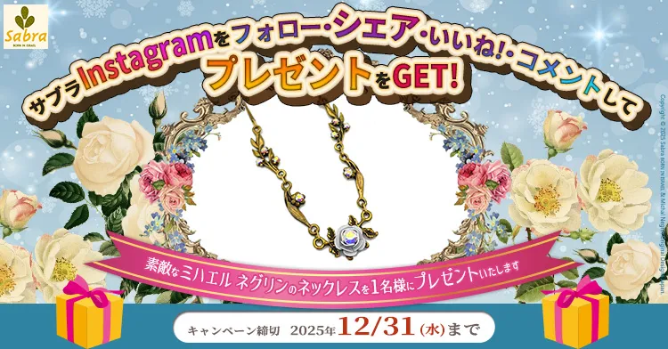 サブラInstagramをフォロー・シェア・いいね!・コメントしてプレゼント